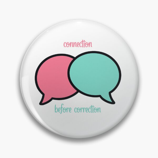 Item preview, Connection Before Correction – Speech Bubbles Design designed and sold by TheSparklySLP.