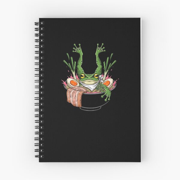 Item preview, Frog Ramen Funny Noodle Bowl designed and sold by elderberry.