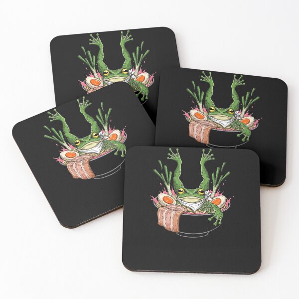 Item preview, Frog Ramen Funny Noodle Bowl designed and sold by elderberry.