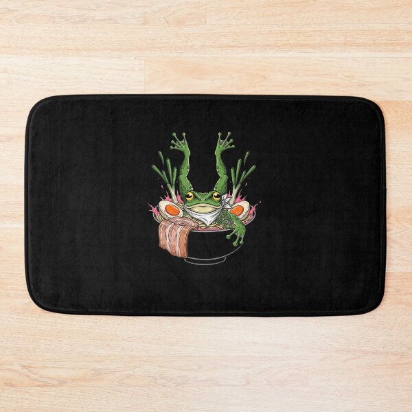 Item preview, Frog Ramen Funny Noodle Bowl designed and sold by elderberry.
