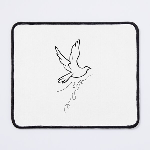 Item preview, Minimalist Create Dove Line Art designed and sold by okalharbi.