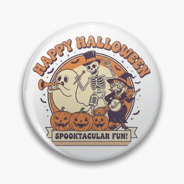 Artikelvorschau, Fröhliches Halloween – Singendes Skelett, Trompetenspielender Geist & Banjo-Hexe entworfen und verkauft von ZXSTORE.