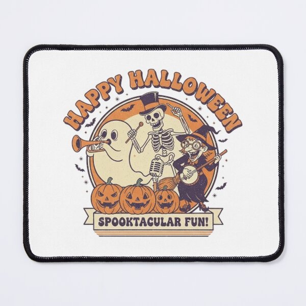 Item preview, Happy Halloween - Singing Skeleton, Trumpet-Playing Ghost & Banjo Witch designed and sold by ZXSTORE.