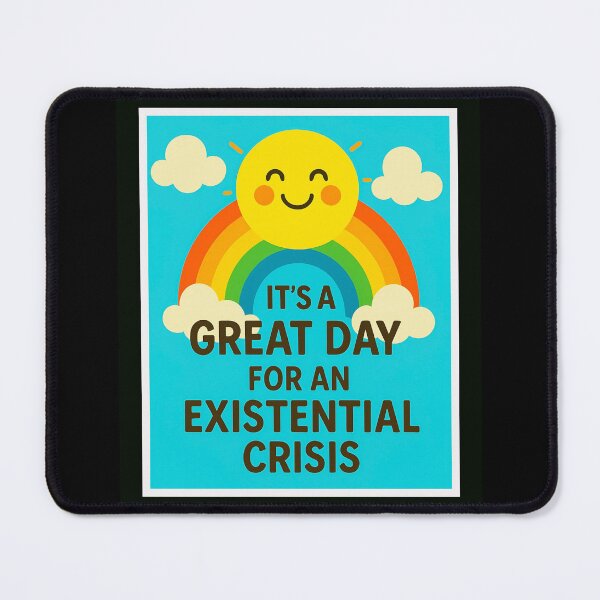 Item preview, It's A Great Day For An Existential Crisis designed and sold by ScarahVonMonster.