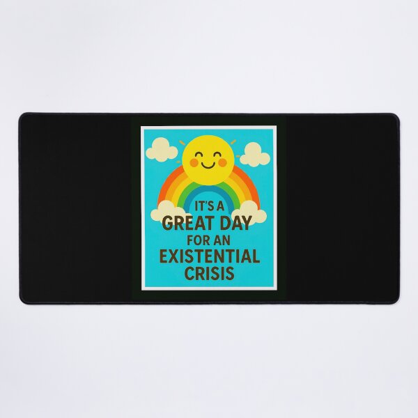 Item preview, It's A Great Day For An Existential Crisis designed and sold by ScarahVonMonster.