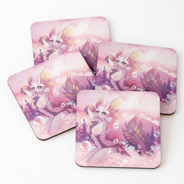 Item preview, Mizutsune Furry Anthro Pinup Bubble Art Pink Forest designed and sold by vulturecorpse.