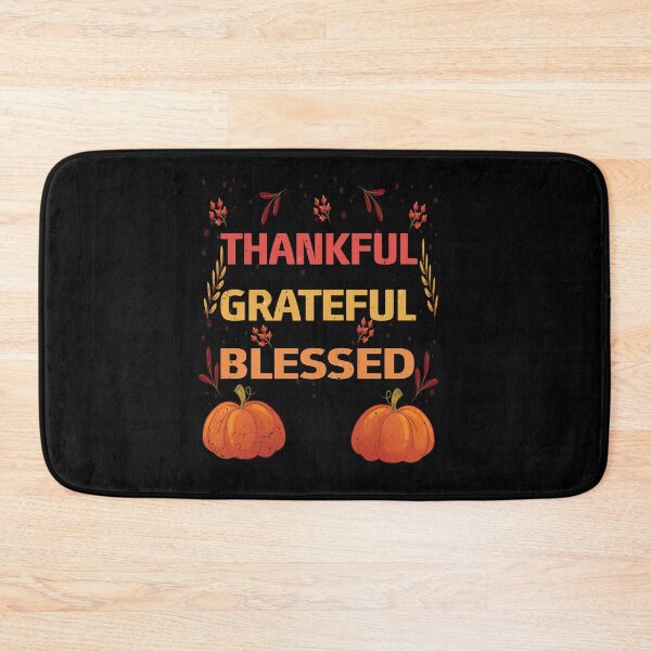 Artikelvorschau, Dankbar, dankbar, gesegnet, Thanksgiving – Positive Herbstzitate für Familie und Dankbarkeit entworfen und verkauft von PrintistryArt.