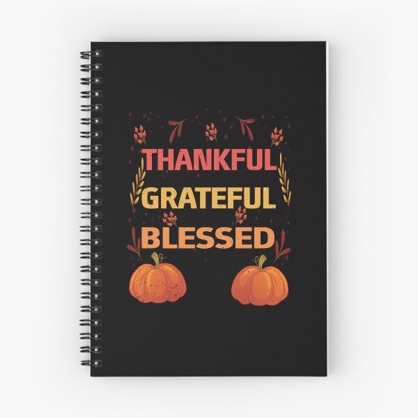 Artikelvorschau, Dankbar, dankbar, gesegnet, Thanksgiving – Positive Herbstzitate für Familie und Dankbarkeit entworfen und verkauft von PrintistryArt.