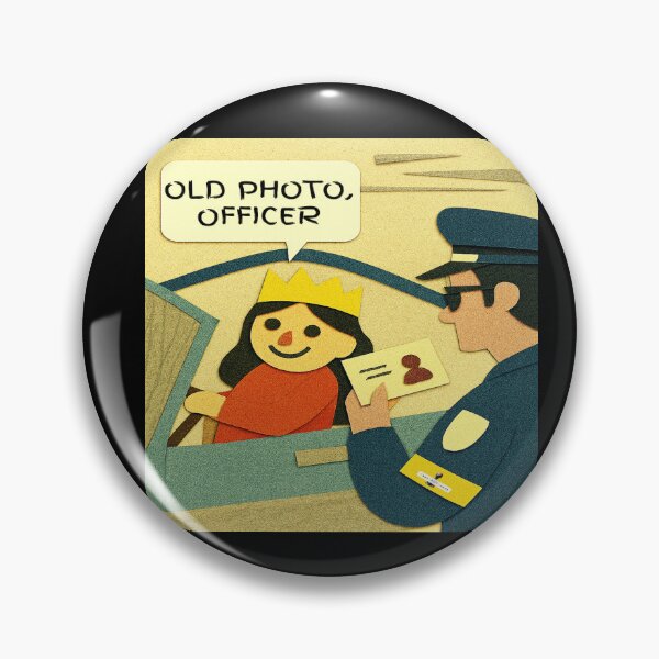 Item preview, Old Photo, Officer — Royal ID Crisis designed and sold by PawnShiftGoods.