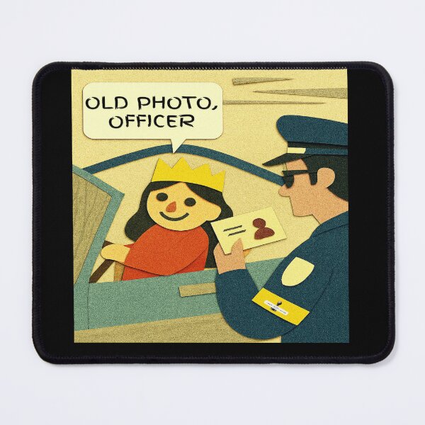 Item preview, Old Photo, Officer — Royal ID Crisis designed and sold by PawnShiftGoods.