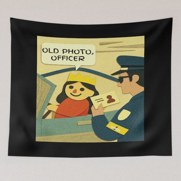 Item preview, Old Photo, Officer — Royal ID Crisis designed and sold by PawnShiftGoods.