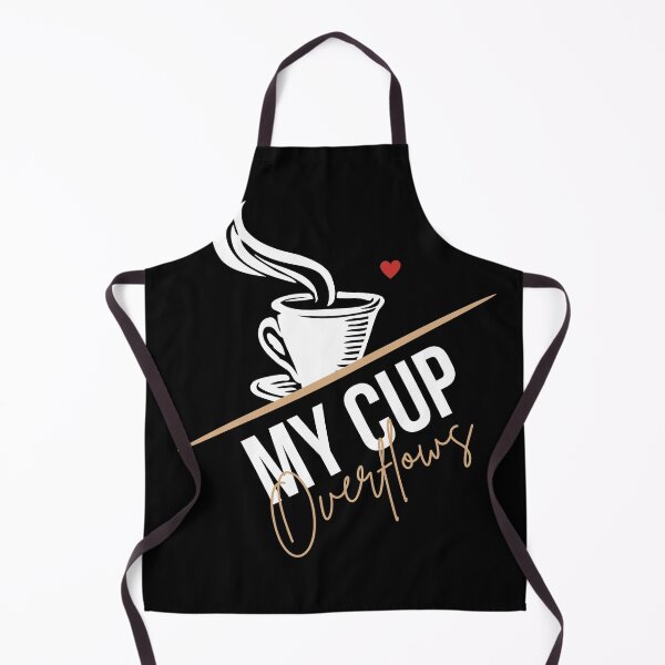 Item preview, My Cup Overflows | Christian Tea Cup Minimalist Design designed and sold by Inspired Co. Designs.