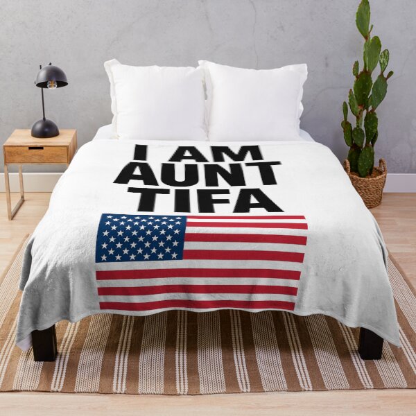 Item preview, I Am Aunt Tifa – Bold Patriotic American Flag Design designed and sold by DailyDrivesct.