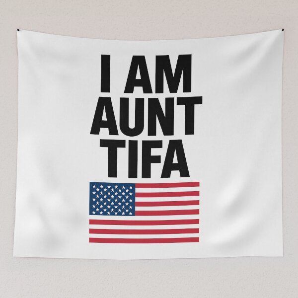 Item preview, I Am Aunt Tifa  – Bold Patriotic American Flag Design designed and sold by DailyDrivesct.