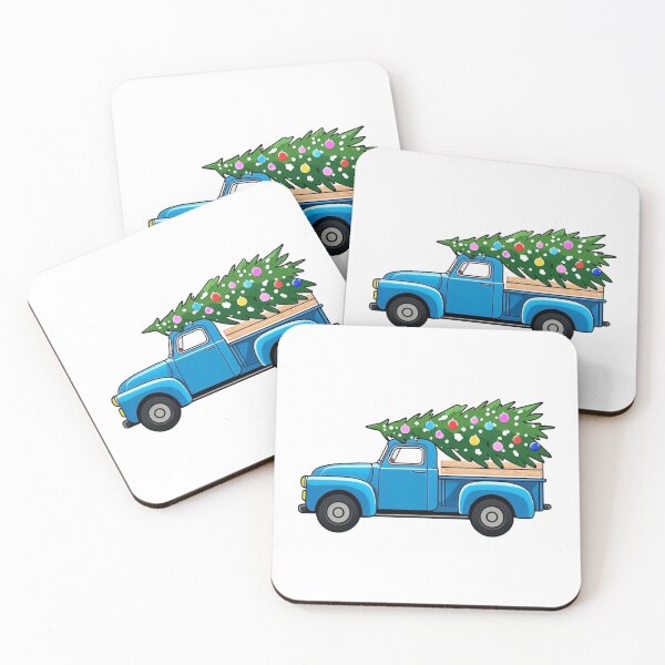 Item preview, Vibrant Christmas Truck with Tree and Santa Claus designed and sold by hanuraputre.