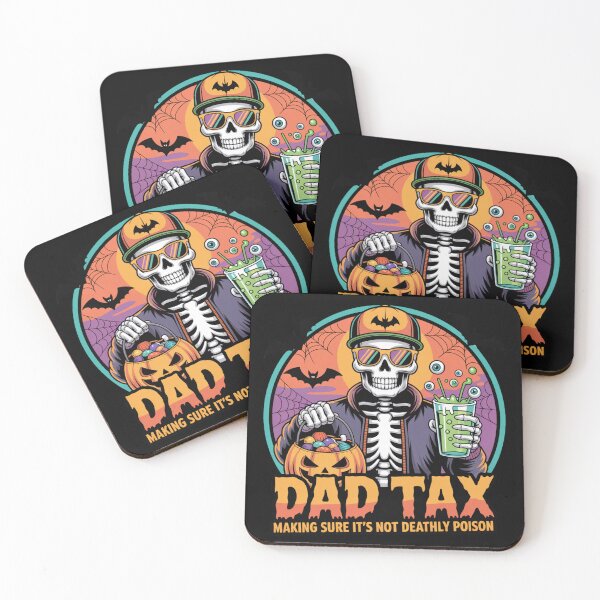 Item preview, dad tax making sure it's not deadly poison, Funny Dad Joke Shirt, Cool Skeleton Dad Tax Candy tee Classic T-Shirt  designed and sold by podlook.