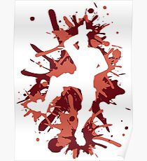 L Dance Move - Red Poster