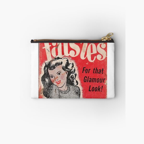 Item preview, Falsies for That Glamour Look – Vintage Beauty Ad designed and sold by PIXEL POP DESIGNS - Beyond the Norm!.