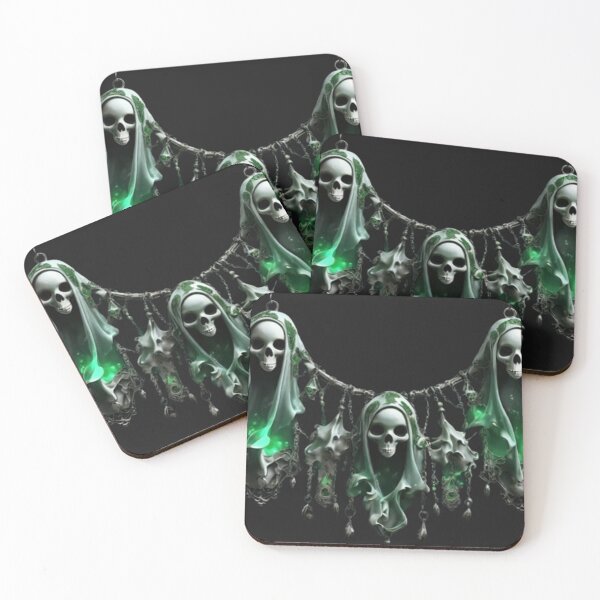 Item preview, Horror Ghost Collar Necklace – Eerie Ectoplasm Ornaments designed and sold by Antik by Schulz.
