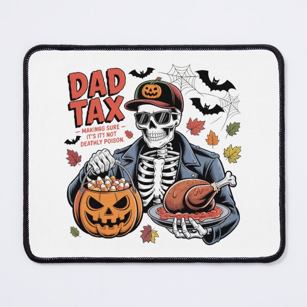 Item preview,  Dad Tax making sure it's not deadly poison, Funny Halloween Thanksgiving Mashup Candy,Turkey Tee Classic T-Shirt  designed and sold by podlook.