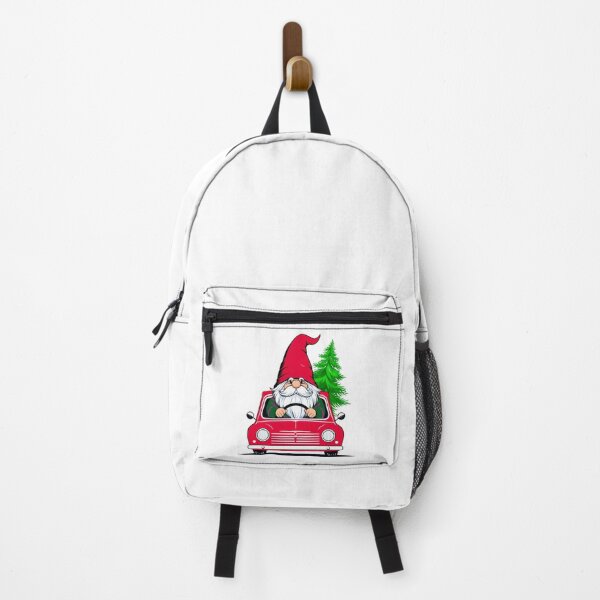 Item preview, Cheerful Vintage Car with Swedish Gnome Christmas designed and sold by hanuraputre.