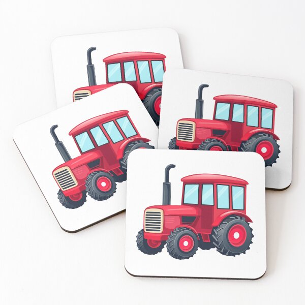 Item preview, Cartoon Farm Tractor Illustration designed and sold by hanuraputre.