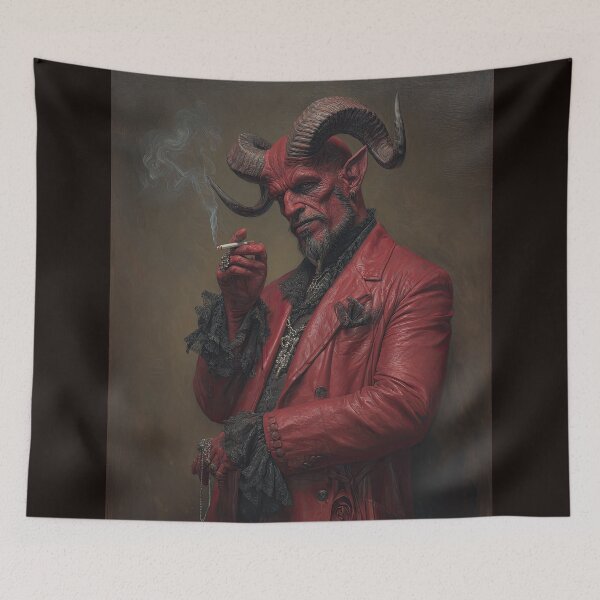 Item preview, Lucifer in a Red Coat designed and sold by Shannon Hilson.
