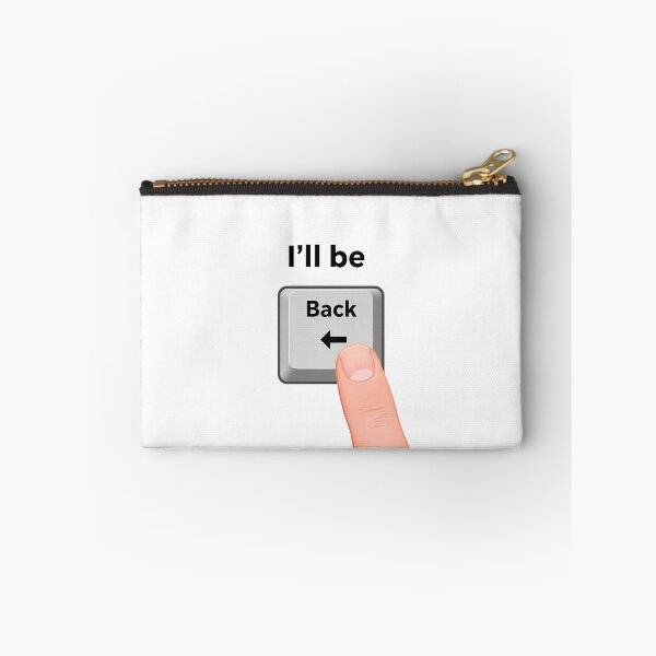 Item preview, I’ll Be Back – Funny Keyboard Parody Design designed and sold by WallaceSilvaART.