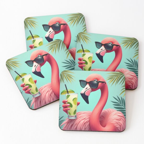 Item preview, Cool Tropical Flamingo – Funny Summer Beach Vibes Gift designed and sold by Kloud99.
