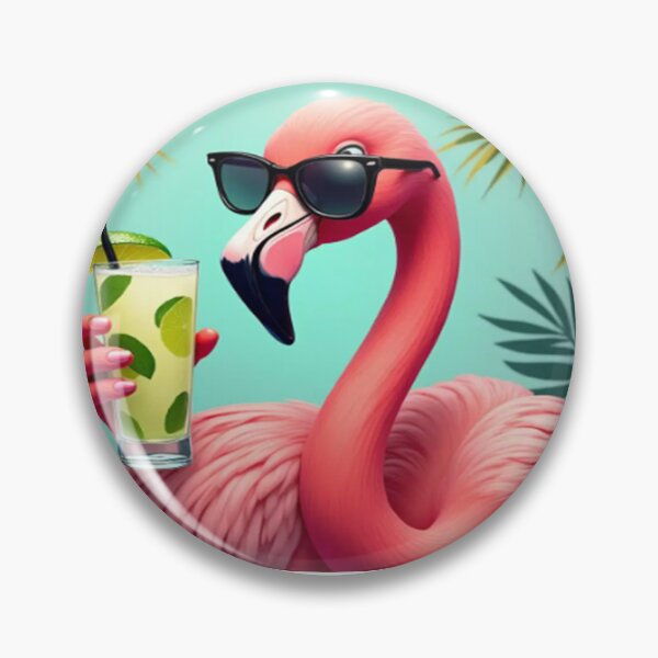Item preview, Cool Tropical Flamingo – Funny Summer Beach Vibes Gift designed and sold by Kloud99.