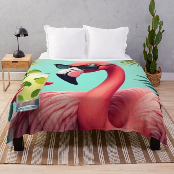 Item preview, Cool Tropical Flamingo – Funny Summer Beach Vibes Gift designed and sold by Kloud99.