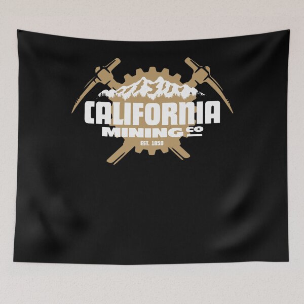 Item preview, California Mining Company Logo California Native  designed and sold by DAWHATT.