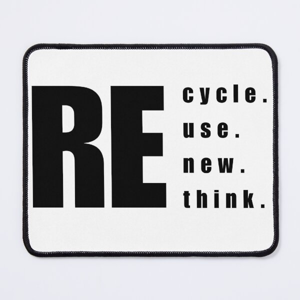 Item preview, Recycle, Reuse, Renew, Rethink, Cu nt Funny Sarcastic designed and sold by MinimalistSunny.