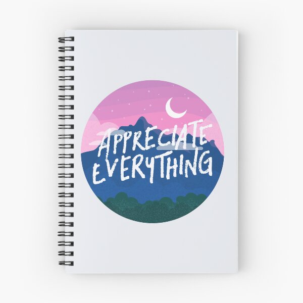 Item preview, Appreciate Everything Circle Scenic Nature Design designed and sold by Studio Sonder.
