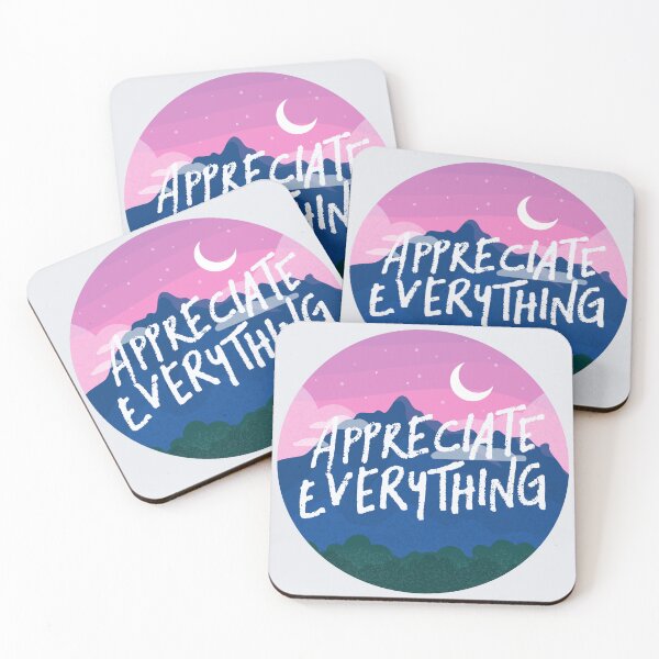 Item preview, Appreciate Everything Circle Scenic Nature Design designed and sold by Studio Sonders.