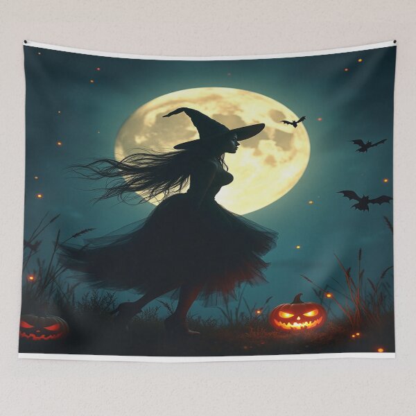 Item preview, Wondering Witch – Mystical Halloween Magic Gift Design designed and sold by Kloud99.