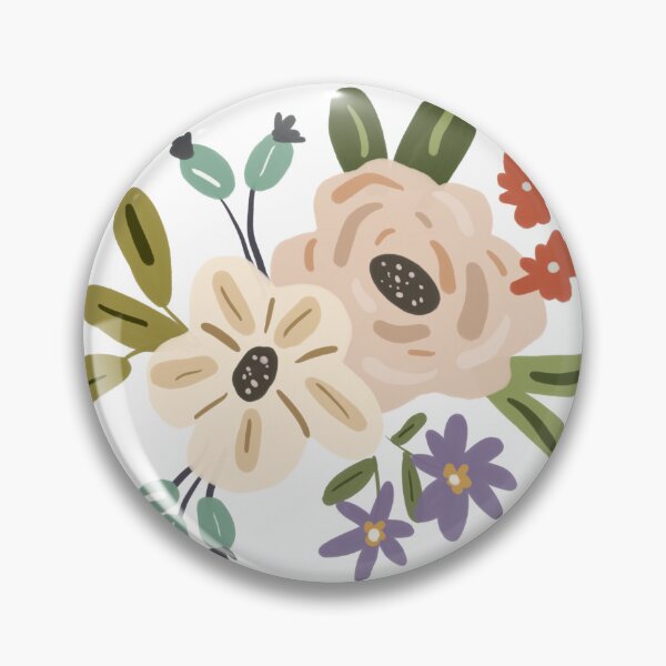 Item preview, Watercolor painted flower sticker designed and sold by sophsmaries.