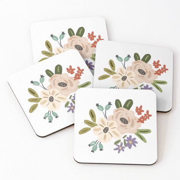 Item preview, Watercolor painted flower sticker designed and sold by sophsmaries.