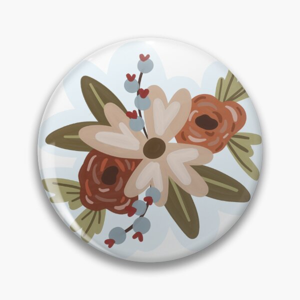 Item preview, Watercolor painted flower sticker designed and sold by sophsmaries.