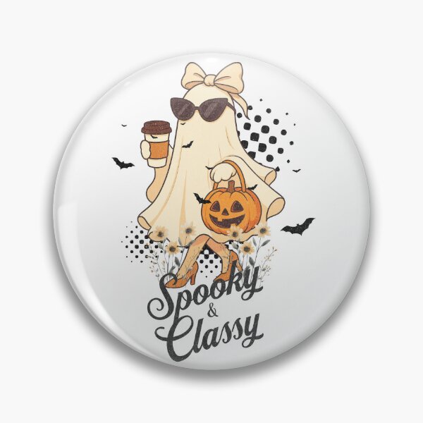 Item preview, Spooky & Classy Ghost designed and sold by Nacho Average Designs.