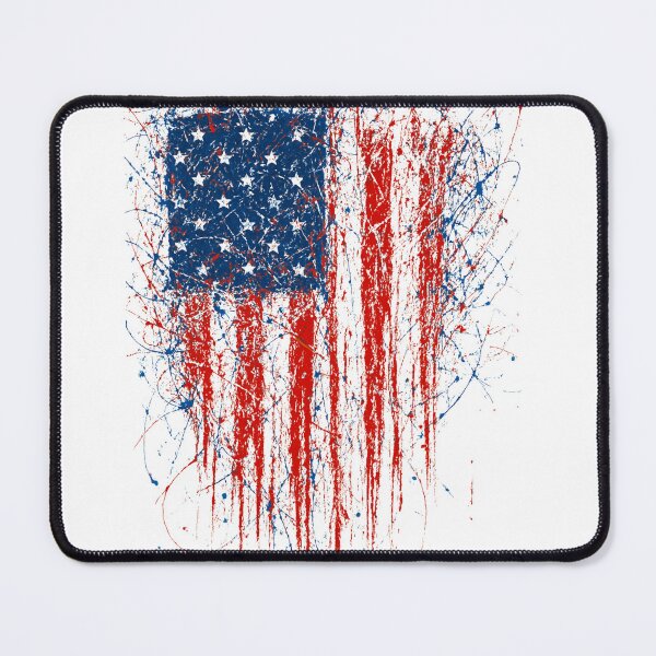 Item preview, Jackson Pollock Style American Flag designed and sold by MyMagaSwag.