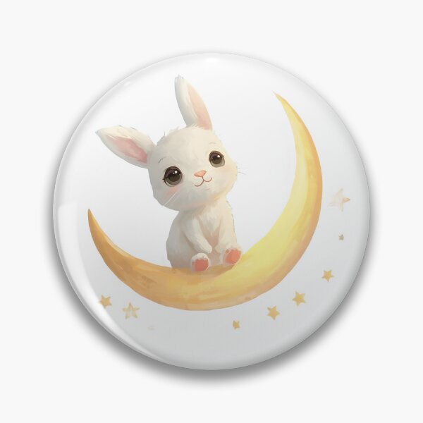Item preview, Luna de conejito de ensueño: arte celestial de cielo nocturno designed and sold by Affiliora.
