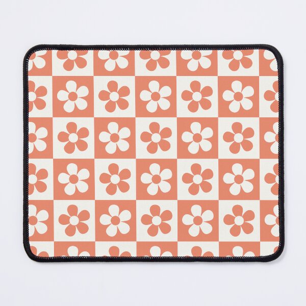 Item preview, Coral Checkered Floral Journal, Blanket & iPhone Case for Women & Girls, Coral Checkered Floral Holiday Gift for Mom or Daughter, Coral Checkered Floral Cozy Gift for Grandma or Auntie designed and sold by VivaFy.