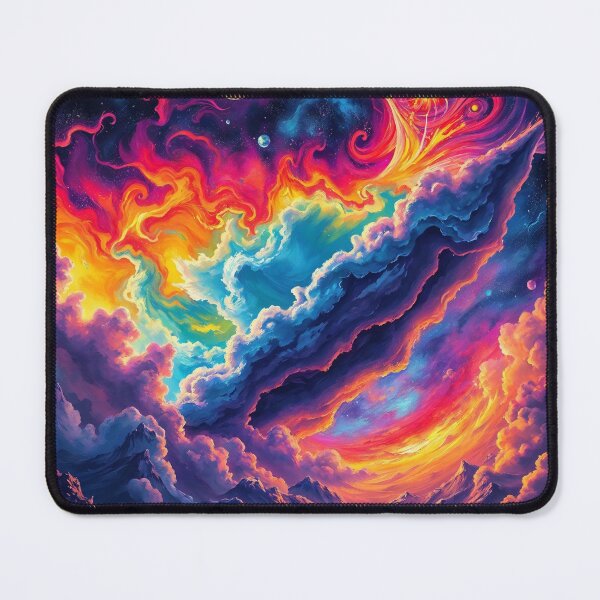 Item preview, Galactic Rainbow Waves designed and sold by Cosmic Creations Digital Art.