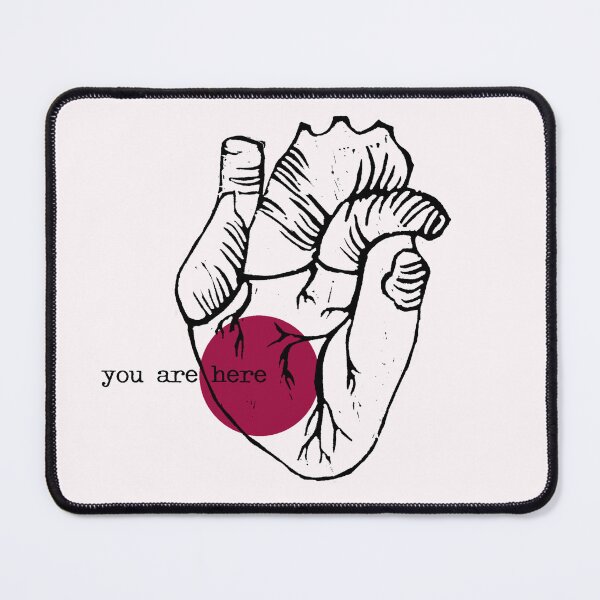 Item preview, You Are Here in my Heart designed and sold by Aspire Happy Art.