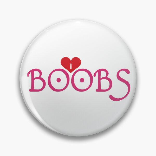 Item preview, I LOVE BIG BOOBS, BOLD HEART designed and sold by Sarcastic Tee.