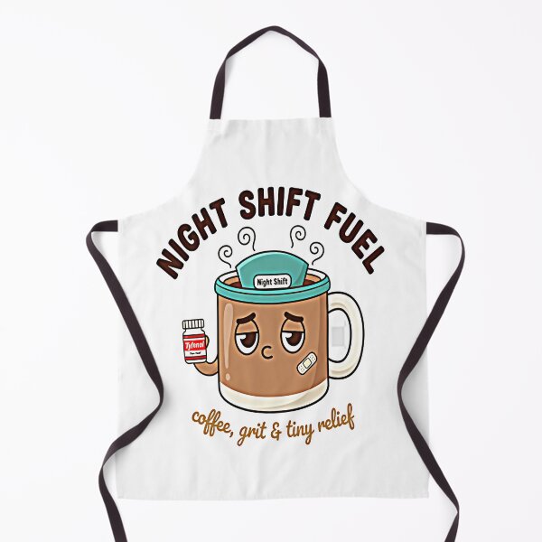 Item preview, Night Shift Survival Mode — Funny Gift for Nurses, Doctors & Hospital Staff designed and sold by NovaThreads Studio.