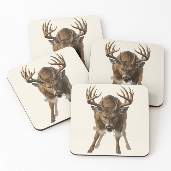 Item preview, Snorting Angry Whitetail Buck Deer designed and sold by nikkolaus.