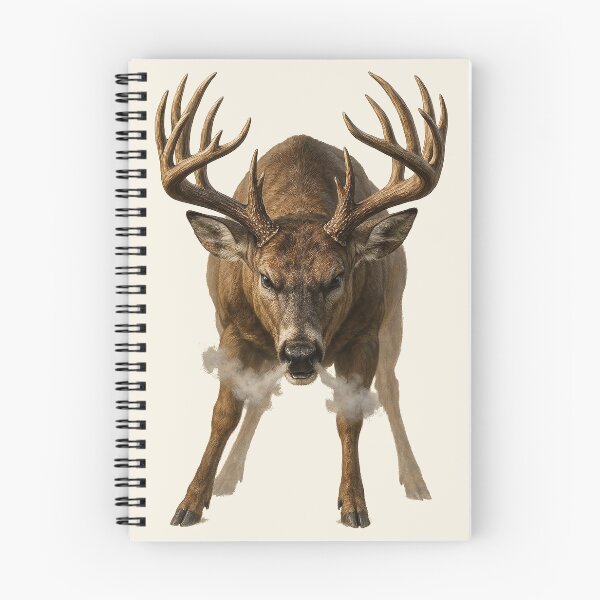 Item preview, Snorting Angry Whitetail Buck Deer designed and sold by nikkolaus.