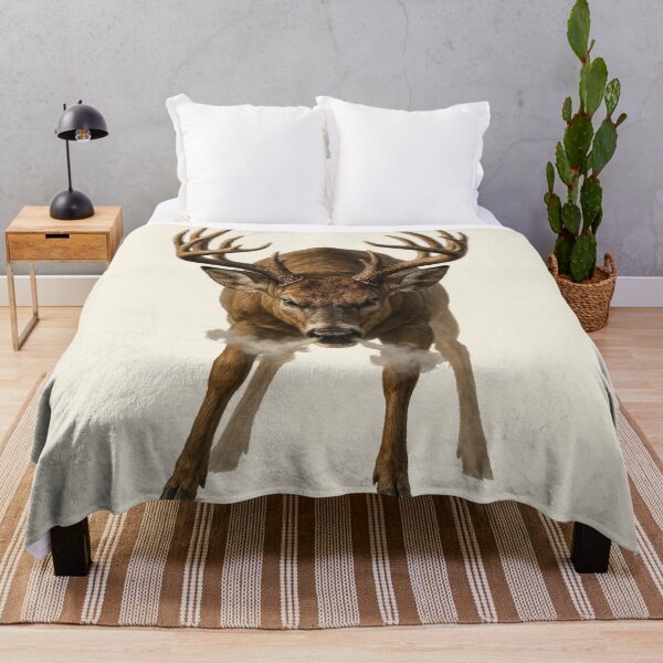 Item preview, Snorting Angry Whitetail Buck Deer designed and sold by nikkolaus.